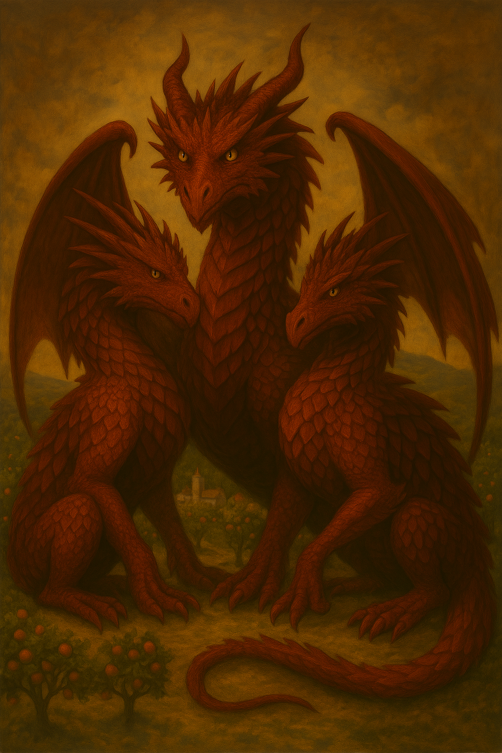 The Three Dragons of Dragon Heart